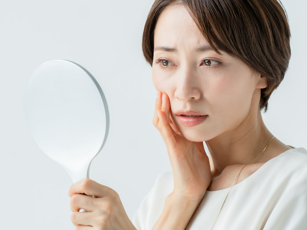 肝斑が気になっている銀座の女性