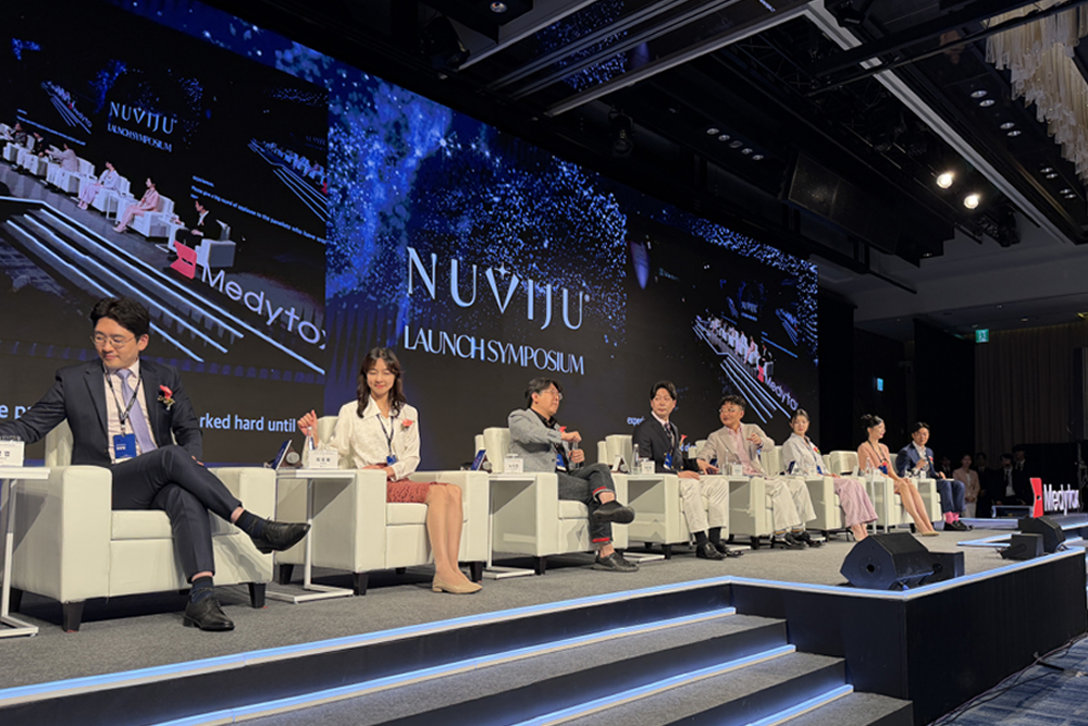 NUVIJUの韓国の説明会の様子